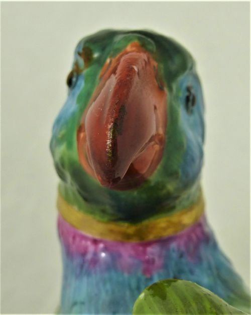 MEISSEN STYLE PORCELAIN PARROT - ADDITIONAL PHOTO 9