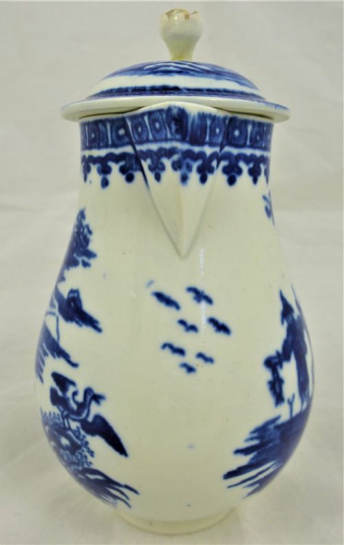 18TH CENTURY WORCESTER FIRST PERIOD SPARROW BEAK JUG - ADDITIONAL PHOTO 3