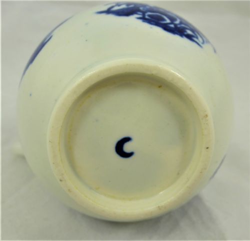 18TH CENTURY WORCESTER FIRST PERIOD SPARROW BEAK JUG - ADDITIONAL PHOTO 4