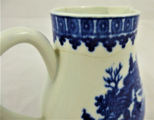 18TH CENTURY WORCESTER FIRST PERIOD SPARROW BEAK JUG - ADDITIONAL PHOTO 8