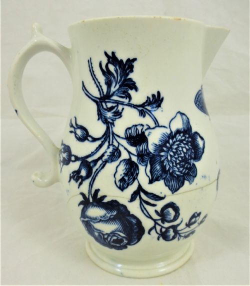 18TH CENTURY WORCESTER SPARROW BEAK JUG - ADDITIONAL PHOTO 2