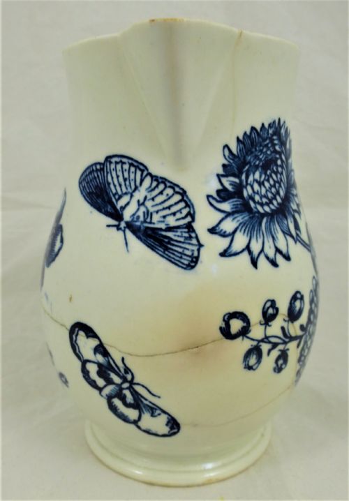 18TH CENTURY WORCESTER SPARROW BEAK JUG - ADDITIONAL PHOTO 3