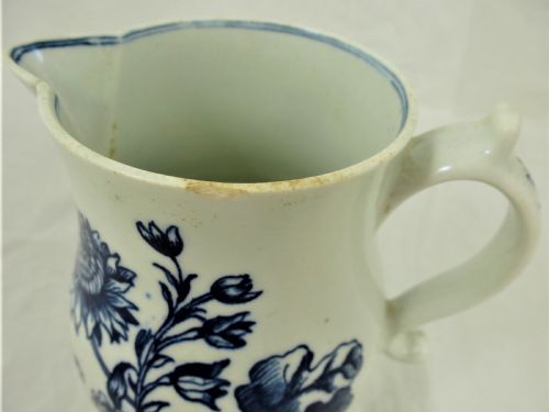 18TH CENTURY WORCESTER SPARROW BEAK JUG - ADDITIONAL PHOTO 8