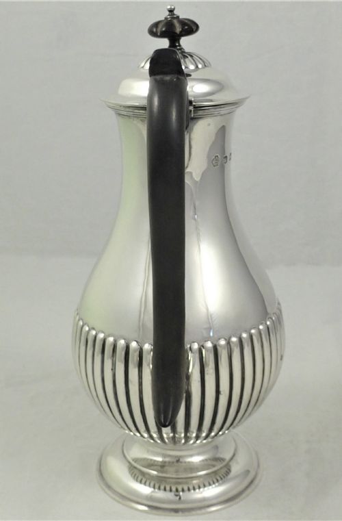 WILLIAM HUTTON SONS SILVER HOT WATER POT - ADDITIONAL PHOTO 3