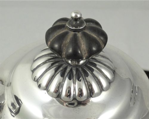WILLIAM HUTTON SONS SILVER HOT WATER POT - ADDITIONAL PHOTO 4