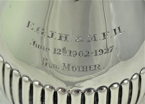 WILLIAM HUTTON SONS SILVER HOT WATER POT - ADDITIONAL PHOTO 9