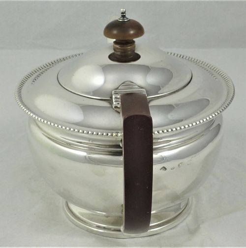 1930'S SILVER TEAPOT BY ADIE BROTHERS - ADDITIONAL PHOTO 1