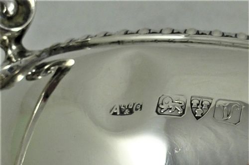 ASPREY CO SILVER THREE PIECE TEA SET - ADDITIONAL PHOTO 5