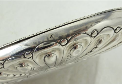 VICTORIAN WILLIAM COMYNS SILVER HAND MIRROR - ADDITIONAL PHOTO 7