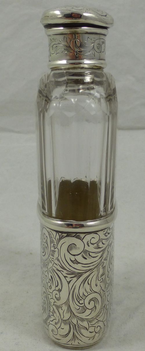 VICTORIAN THOMAS JONES WATSON SILVER HIP FLASK - ADDITIONAL PHOTO 1