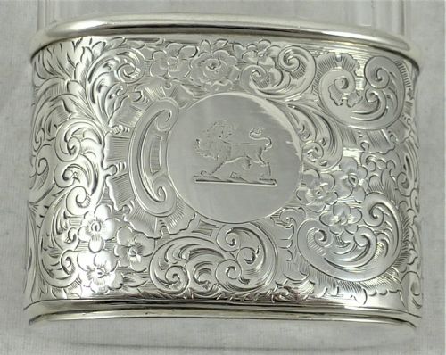 VICTORIAN THOMAS JONES WATSON SILVER HIP FLASK - ADDITIONAL PHOTO 9