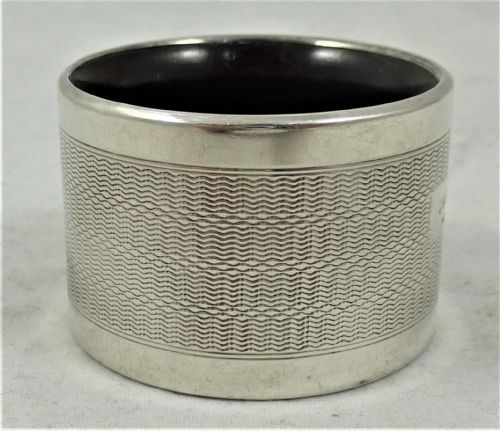 JOSEPH GLOSTER ART DECO SILVER AND BAKELITE NAPKIN RING - ADDITIONAL PHOTO 1