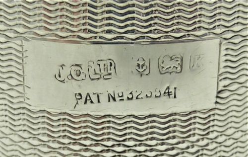JOSEPH GLOSTER ART DECO SILVER AND BAKELITE NAPKIN RING - ADDITIONAL PHOTO 3