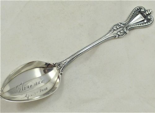 towle silversmiths american silver teaspoon - CATEGORY: ANTIQUE SILVER - DATED 1900