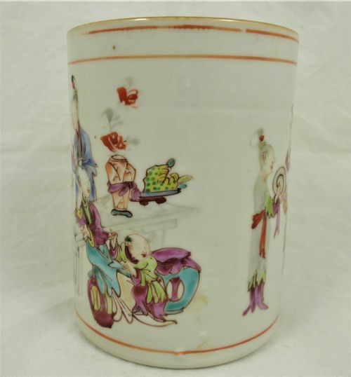 QIANLONG CHINESE FAMILLE ROSE PORCELAIN MUG - ADDITIONAL PHOTO 2