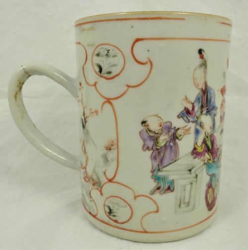 QIANLONG CHINESE FAMILLE ROSE PORCELAIN MUG - ADDITIONAL PHOTO 3