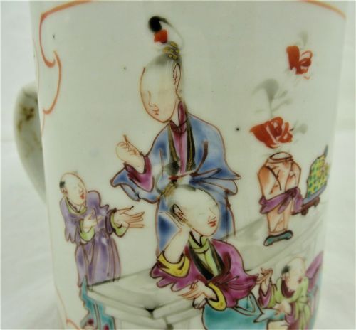 QIANLONG CHINESE FAMILLE ROSE PORCELAIN MUG - ADDITIONAL PHOTO 8