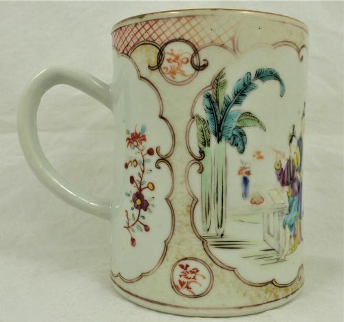QIANLONG CHINESE FAMILLE VERT PORCELAIN MUG - ADDITIONAL PHOTO 2