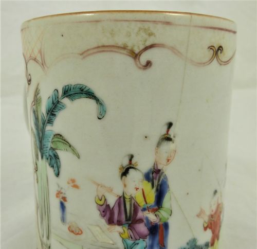 QIANLONG CHINESE FAMILLE VERT PORCELAIN MUG - ADDITIONAL PHOTO 6