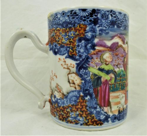 QIANLONG CHINESE FAMILLE ROSE PORCELAIN MUG - ADDITIONAL PHOTO 3