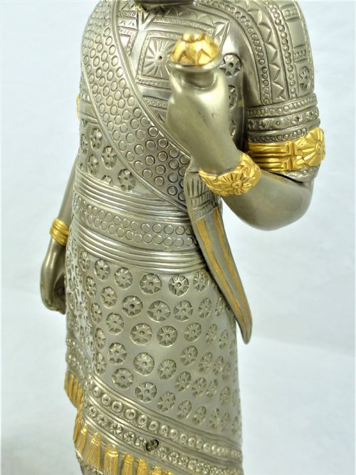 PAIR OF FIGURES OF ASSYRIAN KING SARDANAPALUS AND QUEEN - ADDITIONAL PHOTO 6