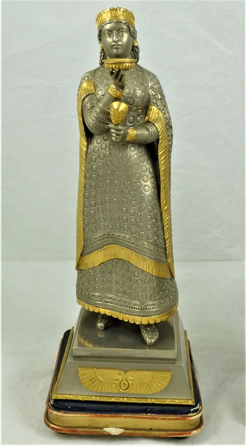 PAIR OF FIGURES OF ASSYRIAN KING SARDANAPALUS AND QUEEN - ADDITIONAL PHOTO 7