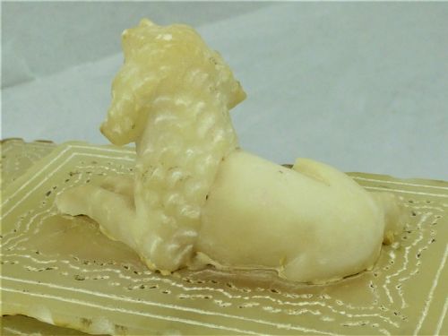 19TH CENTURY CONTINENTAL ALABASTER BOX WITH DOG - ADDITIONAL PHOTO 5