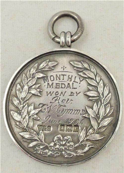 EDWARDIAN SILVER GOLF MEDAL BEXHILL GOLF CLUB - ADDITIONAL PHOTO 1