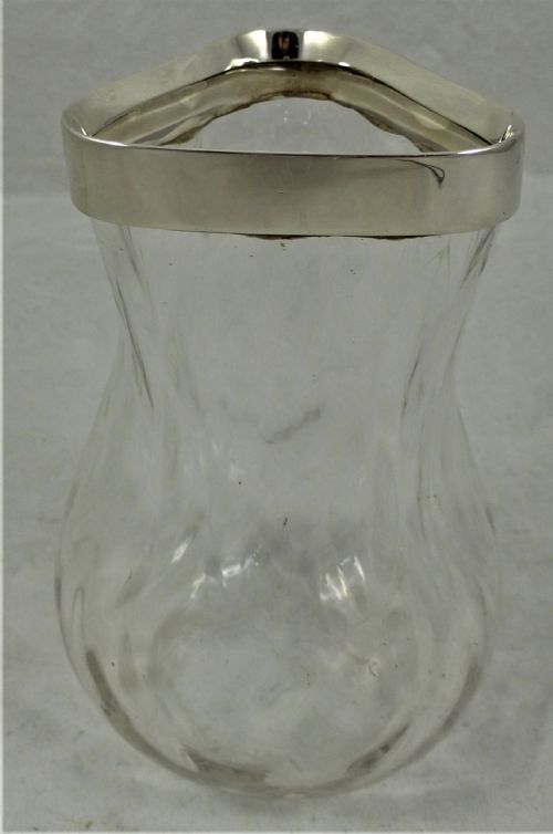 VICTORIAN HUKIN HEATH SILVER AND GLASS VASE - ADDITIONAL PHOTO 1