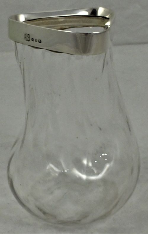 VICTORIAN HUKIN HEATH SILVER AND GLASS VASE - ADDITIONAL PHOTO 7
