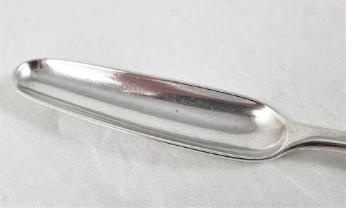 GEORGE II SILVER MARROW SCOOP 1752 ELIZABETH OLDFIELD - ADDITIONAL PHOTO 2