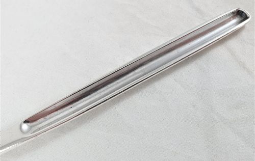 GEORGE II SILVER MARROW SCOOP 1752 ELIZABETH OLDFIELD - ADDITIONAL PHOTO 3
