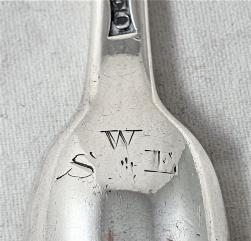 GEORGE II SILVER MARROW SCOOP 1752 ELIZABETH OLDFIELD - ADDITIONAL PHOTO 6