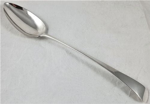 george iii silver bateman basting spoon - CATEGORY: ANTIQUE SILVER - DATED REGENCY