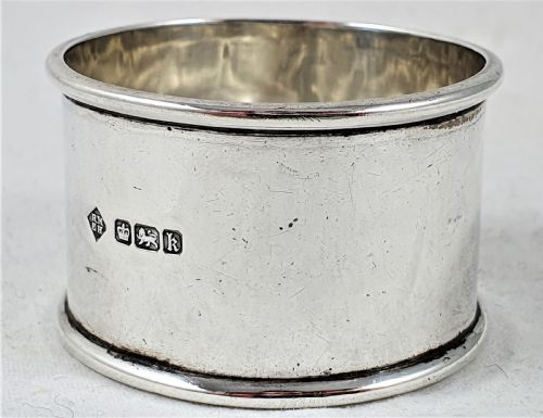 EDWARDIAN SILVER NAPKIN RING SHEFFIELD 1902 - ADDITIONAL PHOTO 2
