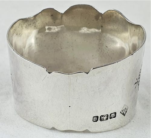 VICTORIAN MAPPIN BROTHERS SILVER NAPKIN RING - ADDITIONAL PHOTO 2