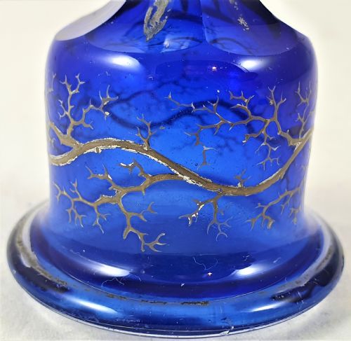 19TH CENTURY BOHEMIAN GLASS PERFUME BOTTLE - ADDITIONAL PHOTO 3