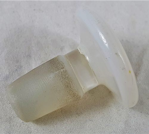 BOHEMIAN OPALESCENT GLASS PERFUME BOTTLE - ADDITIONAL PHOTO 7