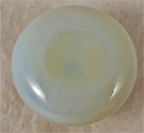 BOHEMIAN OPALESCENT GLASS PERFUME BOTTLE - ADDITIONAL PHOTO 9