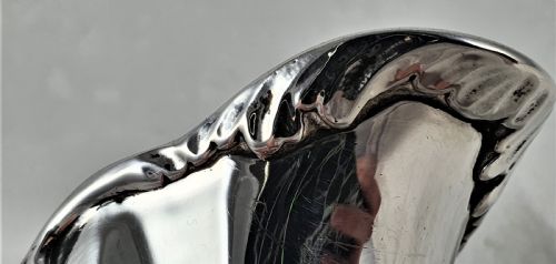 VICTORIAN STERLING SILVER SAUCE BOAT BY CHARLES STUART HARRIS - ADDITIONAL PHOTO 12