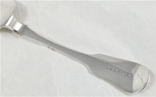 GEORGE IV STERLING SILVER FISH SLICE - ADDITIONAL PHOTO 6