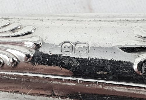 SILVER HANDLED CAKE SLICE AND CARVING FORK - ADDITIONAL PHOTO 4