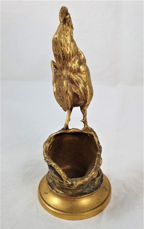 AUGUSTE NICHOLAS CAIN BRONZE ROOSTER - ADDITIONAL PHOTO 1