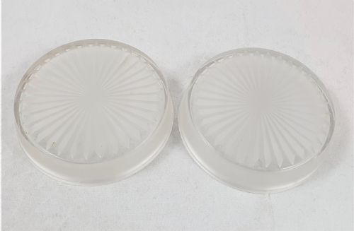 PAIR OF ART DECO DESIGN SILVER BUTTER DISHES - ADDITIONAL PHOTO 5