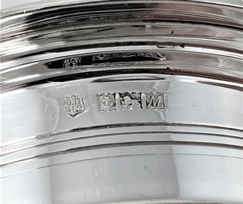PAIR OF ART DECO DESIGN SILVER BUTTER DISHES - ADDITIONAL PHOTO 13