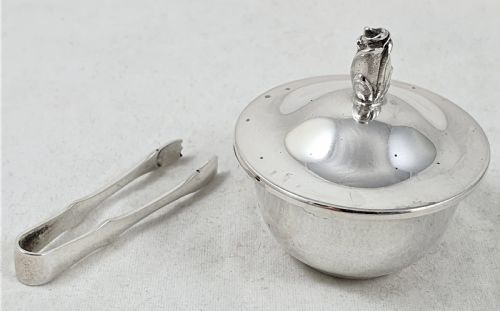 tiffany co sterling silver saccharine box - CATEGORY: ANTIQUE SILVER - DATED 1960