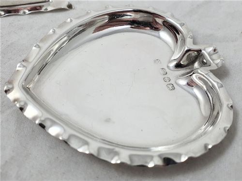 SET OF FOUR SILVER PLAYING CARD SUIT DISHES - ADDITIONAL PHOTO 8