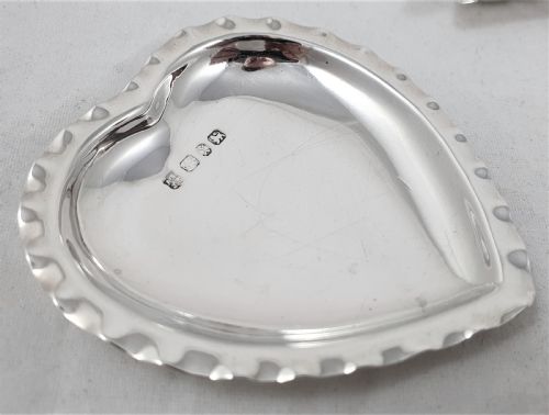 SET OF FOUR SILVER PLAYING CARD SUIT DISHES - ADDITIONAL PHOTO 10