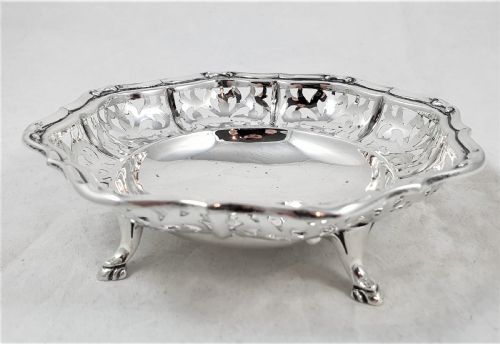 GEORGE VI STERLING SILVER BON BON DISH - ADDITIONAL PHOTO 2
