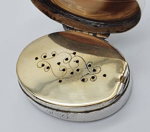 GEORGE III SCOTTISH SILVER AND AGATE VINAIGRETTE EDINBURGH 1810 - ADDITIONAL PHOTO 9